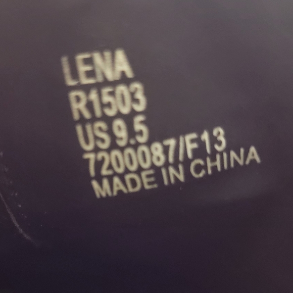 Calvin Klein Lena Boots Black Suede Leather Short Ankle Booties Size 9.5 - Picture 9 of 10